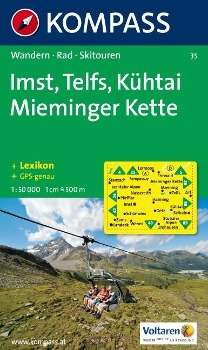 Cover for Mair-Dumont / Kompass · Imst, Telfs, Kühtai, Mieminger Kette*, Kompass Wanderkarte 35 (Print) (2013)