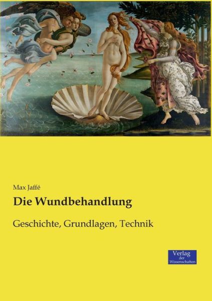 Cover for Max Jaffe · Die Wundbehandlung: Geschichte, Grundlagen, Technik (Paperback Book) (2019)