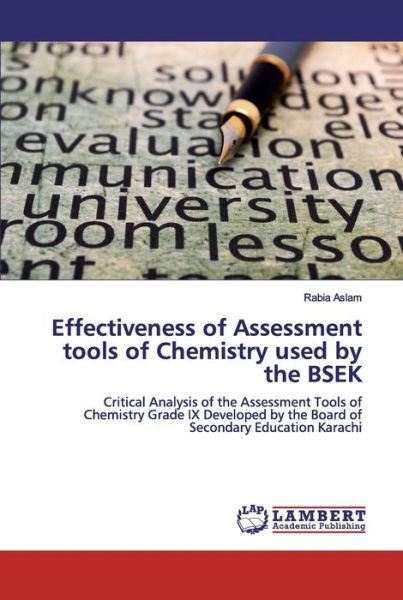 Cover for Aslam · Effectiveness of Assessment tools (Book) (2019)
