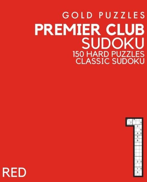 Gold Puzzles Premier Club Sudoku Red Book 1 - Gp Press - Livros - Independently Published - 9798569591398 - 22 de novembro de 2020