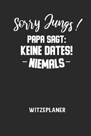 Cover for Witze Notizbuch · Sorry Jungs! Papa Sagt (Taschenbuch) (2020)