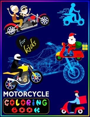 Motorcycle Coloring Book For Kids - Rrssmm Books - Bøker - Independently Published - 9798695221398 - 8. oktober 2020
