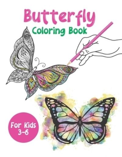 Cover for Giftsala Publishing · Butterfly Coloring Book For Kids 3-6 (Taschenbuch) (2021)