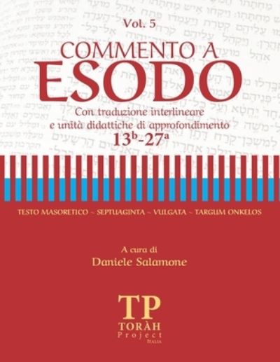 Cover for Daniele Salamone · Commento a Esodo - Vol 5 (13b-27a) (Paperback Book) (2021)