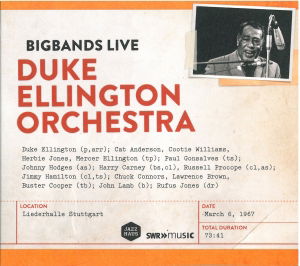 Cover for Duke Ellington · Bigbands Live: Duke Ellington Orchestra (CD) (2012)