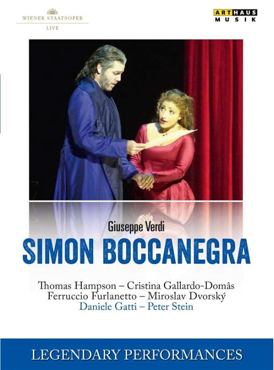 Cover for Verdi / Hampson / Orchestra &amp; Chorus of the Wiener · Simon Boccanegra (Legendary Performances) (DVD) (2015)
