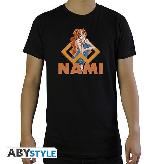 Cover for One Piece · ONE PIECE  - Tshirt Nami man SS Black - basic (Legetøj)