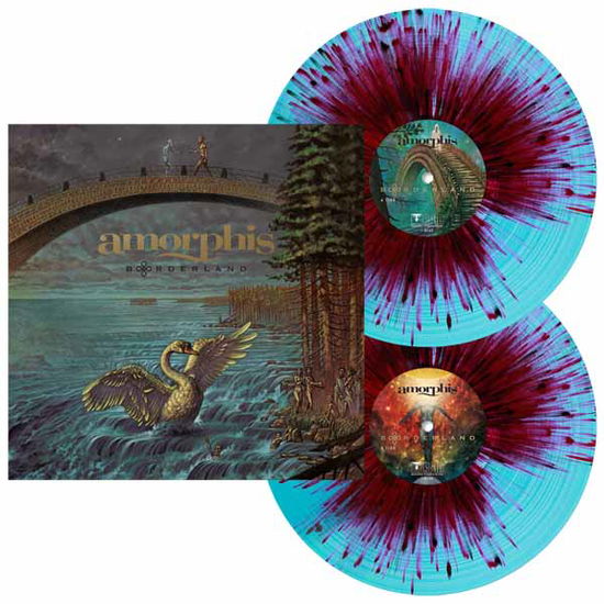 Cover for Amorphis · Borderland (&quot;the Circle&quot; Splatter Turquoise+red+black 2lp Incl. 2 Bonus Tracks) (LP) (2025)