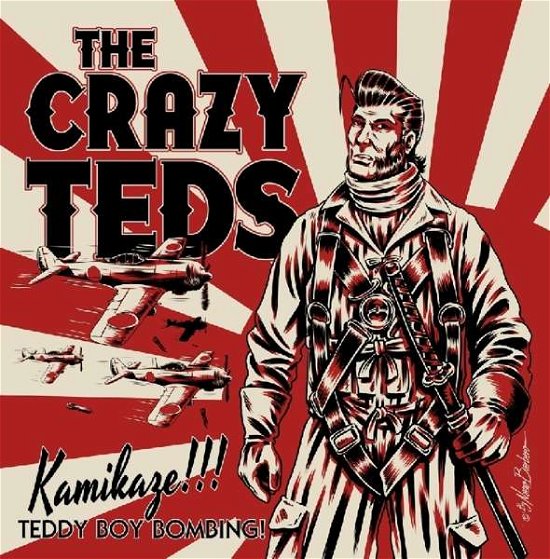 Cover for Crazy Teds · Kamikaze!!! Teddy Boy Bombing (LP) (2018)