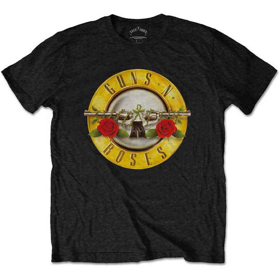 Guns N' Roses Unisex T-Shirt: Classic Logo - Guns N Roses - Fanituote - Bravado - 5023209037399 - keskiviikko 14. tammikuuta 2015