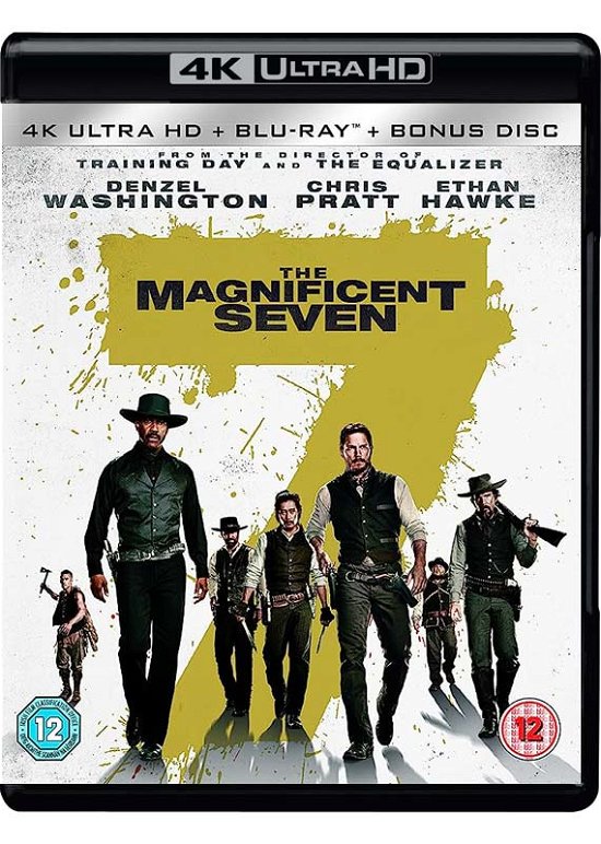 Cover for Magnificent Seven 3 Disc BD Uhd · The Magnificent Seven (4K UHD Blu-ray) (2017)