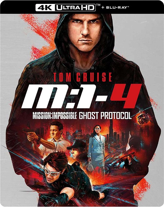 Mission Impossible 4 - Ghost Protocol Limited Edition Steelbook - Brad Bird - Películas - Paramount Pictures - 5056453205399 - 3 de julio de 2023