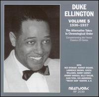 Alternative Takes Vol.5 (1936-1937) - Duke Ellington - Musiikki - NEATWORK - 9120006940399 - torstai 1. huhtikuuta 2004