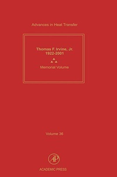Cover for James P Hartnett · Advances in Heat Transfer - Advances in Heat Transfer (Hardcover Book) (2006)