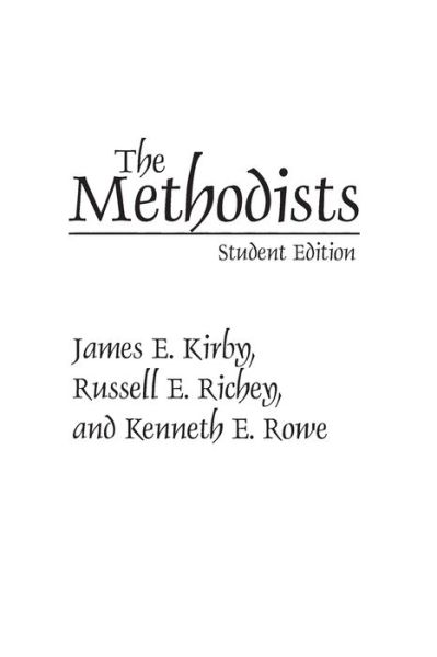 Cover for James Kirby · The Methodists (Paperback Book) [Student edition] (1998)