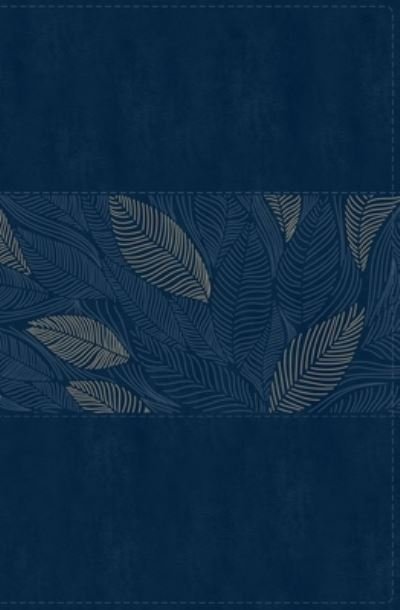 Cover for Zondervan · NIV, Thinline Bible, Compact, Leathersoft, Blue Floral, Red Letter, Comfort Print (Bok) (2023)