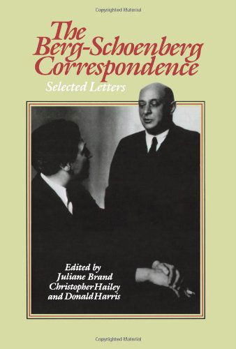 Cover for Donald Harris · The Berg-Schoenberg Correspondence: Selected Letters (Paperback Book) (2024)