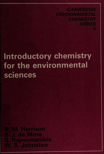 Cover for R. M. Harrison · Introductory Chemistry for the Environmental Sciences - Cambridge Environmental Chemistry Series (Paperback Book) (1991)