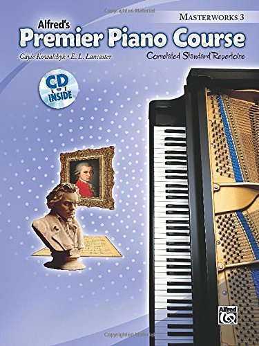 Cover for Alfred Publishing Staff · Premier Piano Course Masterworks, Bk 3: Correlated Standard Repertoire (Book &amp; Cd) (Paperback Book) [Pap / Com edition] (2013)