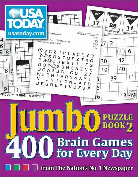 Cover for USA Today Jumbo Puzzle Book 2 (Book) (2009)