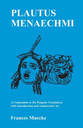 Cover for Titus Maccius Plautus · Menaechmi - Classics Companions (Taschenbuch) (1998)