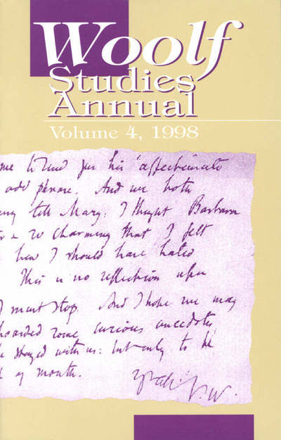 Woolf Studies Annual: 1998 - Woolf Studies Annual - Mark Hussey - Books - Pace University Press - 9780944473399 - August 18, 1998