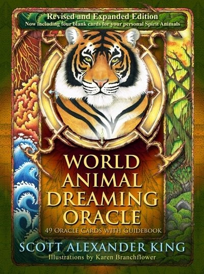 Cover for King, Scott Alexander (Scott Alexander King) · World Animal Dreaming Oracle - Revised and Expanded Edition: 49 Oracle Cards with Guidebook (Bok) [2 Revised edition] (2020)