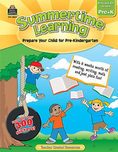 Cover for Teacher Created Resources Staff · Summertime Learning Prek (Paperback Bog) [Workbook edition] (2022)