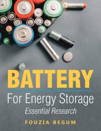 Cover for Fouzia Begum · Battery For Energy Storage (Pocketbok) (2018)