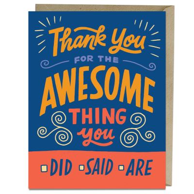 Cover for Em &amp; Friends · 6-Pack Em &amp; Friends Awesome Thank You Cards (Flashkort) (2023)