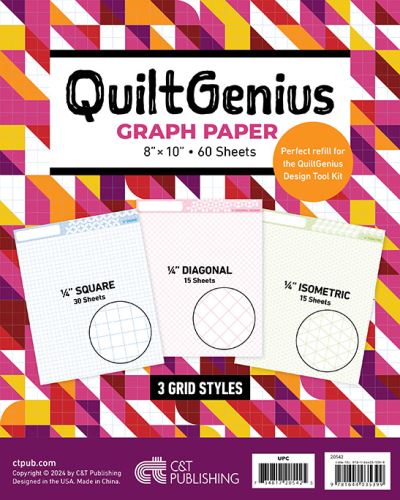 Cover for Publishing, C&amp;T · QuiltGenius Graph Paper (MERCH) (2024)