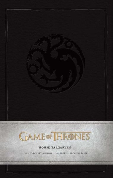 Game of Thrones: House Targaryen Ruled Pocket Journal - Insight Editions - Kirjat - Insight Editions - 9781683830399 - tiistai 6. kesäkuuta 2017
