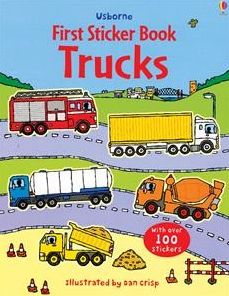 First Sticker Book Trucks - Sam Taplin - Książki - Usborne Publishing, Limited - 9781805319399 - 27 czerwca 2023