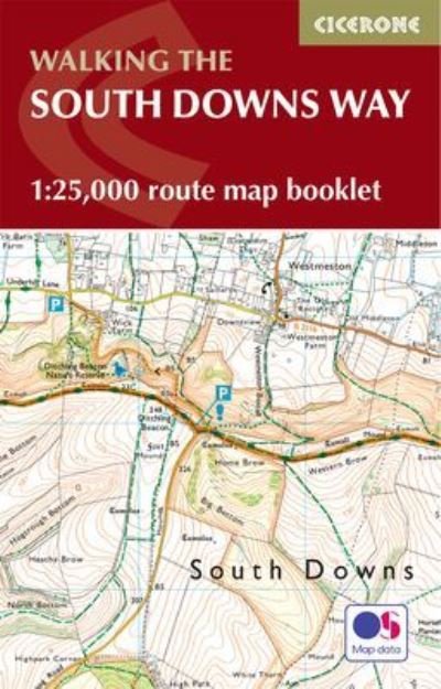 The South Downs Way Map Booklet: 1:25,000 OS Route Mapping - Kev Reynolds - Kirjat - Cicerone Press - 9781852849399 - keskiviikko 23. kesäkuuta 2021