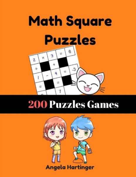 Cover for Larue Pixley · Math Square Puzzles 200 Puzzles Games (Paperback Bog) (2017)