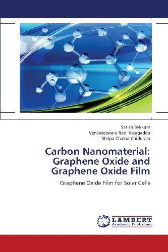 Cover for Bykkam Satish · Carbon Nanomaterial: Graphene Oxide and Graphene Oxide Film (Pocketbok) (2013)