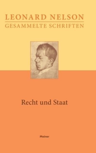 Cover for Leonard Nelson · Recht und Staat (Hardcover Book) (1972)