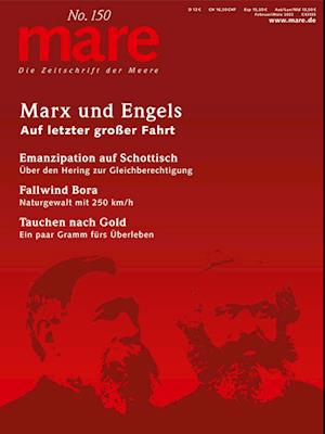 Cover for Nikolaus Gelpke · Mare No. 150 / Marx Und Engels - Auf Letzter Großer Fahrt (Paperback Book) (2022)