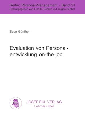 Cover for Sven Günther · Evaluation von Personalentwicklung on-the-job (Paperback Book) (2001)