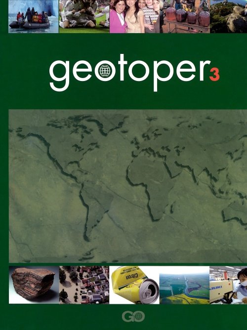 Cover for Lennie Boesen, Ole Clausen, Tom Døllner, Nils Hansen, Ivan Jacobsen og Jørgen Steen · Geotoper - geografi for de ældste klasser: Geotoper 3 - Elevbog (Bound Book) [1st edition] [Indbundet] (2005)