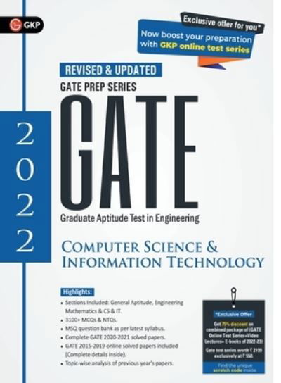 Cover for G K Publications (P) Ltd · Gate 2022 Computer Science and Information Technology (Pocketbok) (2021)