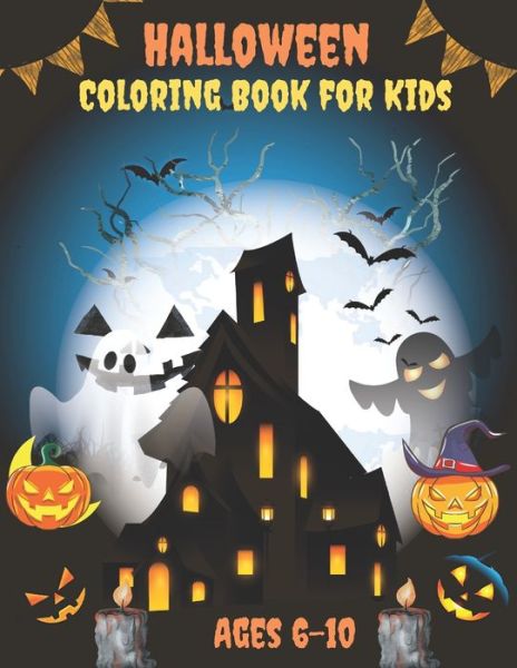 Cover for Currey Insta · Halloween Coloring Book for Kids Ages 6-10: Halloween Coloring Book for kids.35 Sea Halloween designs. (Pocketbok) (2021)