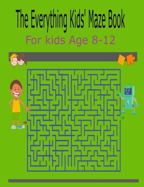 Cover for Kr Print House · The Everything Kids' Maze Book For Kids Age 8-12 (Paperback Bog) (2020)