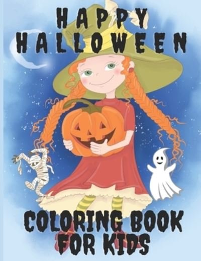Cover for Mick Turner · Happy Halloween Coloring Book For Kids (Paperback Bog) (2020)