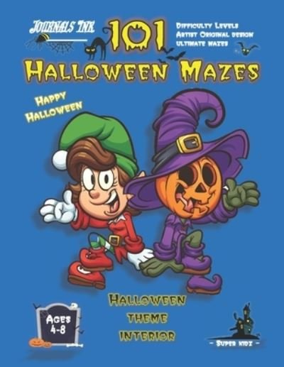 Halloween Maze Book for Kids Ages 4-8 - Sk - Bøger - Independently Published - 9798687094399 - 30. september 2020