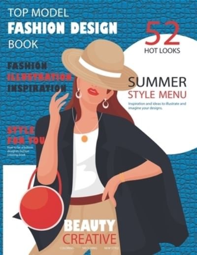 Cover for Design Prinbook · Top Model Fashion Design Book (Paperback Bog) (2021)