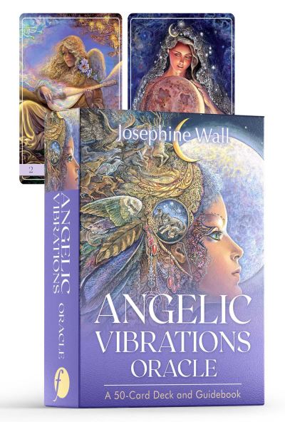 Cover for Josephine Wall · Angelic Vibrations Oracle: A 50-Card Deck and Guidebook (Flashkort) (2024)