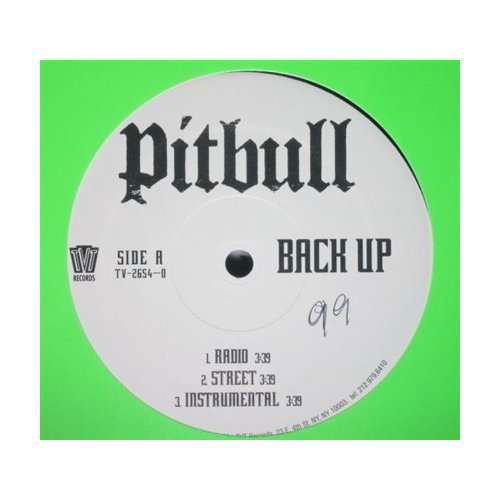Cover for Pitbull · Back Up/dammit Man (12&quot;) (2004)