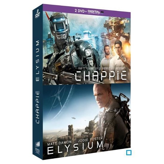 Cover for Dvd movie · Chappie + Elysium [DVD + Copie digitale] (DVD)