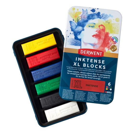 Cover for Derwent · Inktense Xl Blocks Tin Of 6 (601052) (Leksaker)